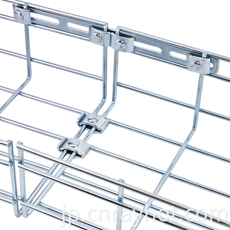  installation diagram for hot dip galvanized wire mesh cable tray